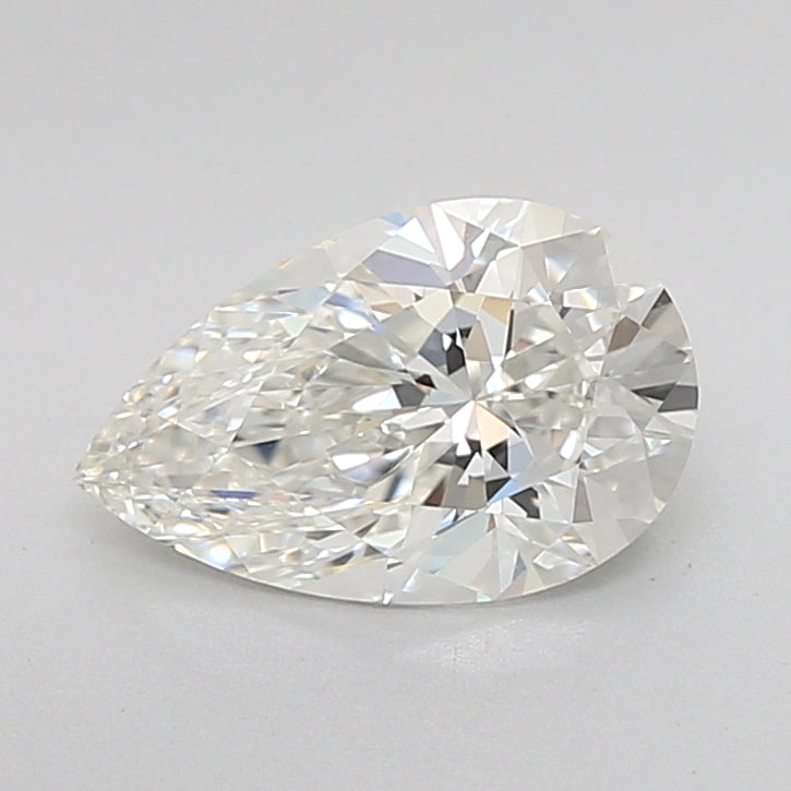 1.70 Carat Pear Shaped, Excellent Cut, G Color, IF Clarity, IGI Certified Lab Grown Diamond