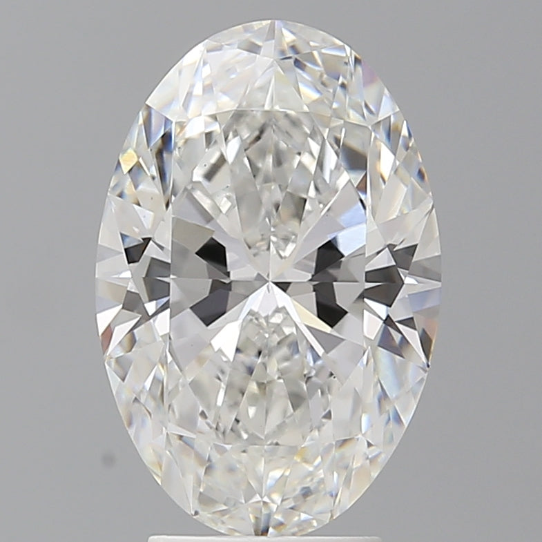 4.05 Carat Oval Shaped, Ideal Cut, F Color, VS1 Clarity, IGI Certified Lab Grown Diamond