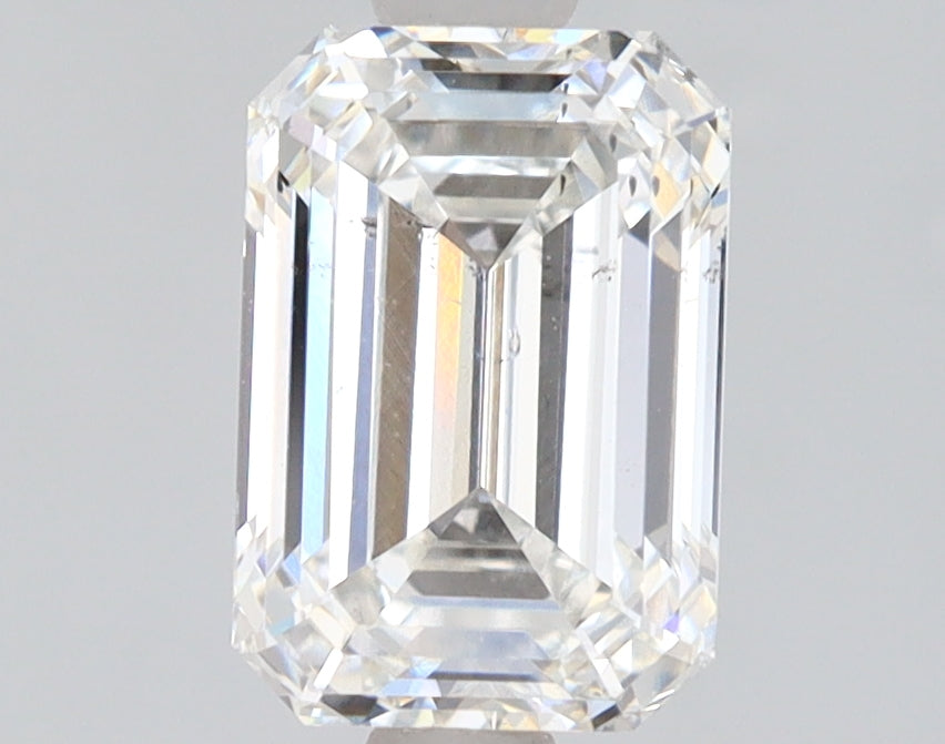 1.50 Carat Emerald Shaped, Ideal Cut, F Color, SI1 Clarity, IGI Certified Lab Grown Diamond