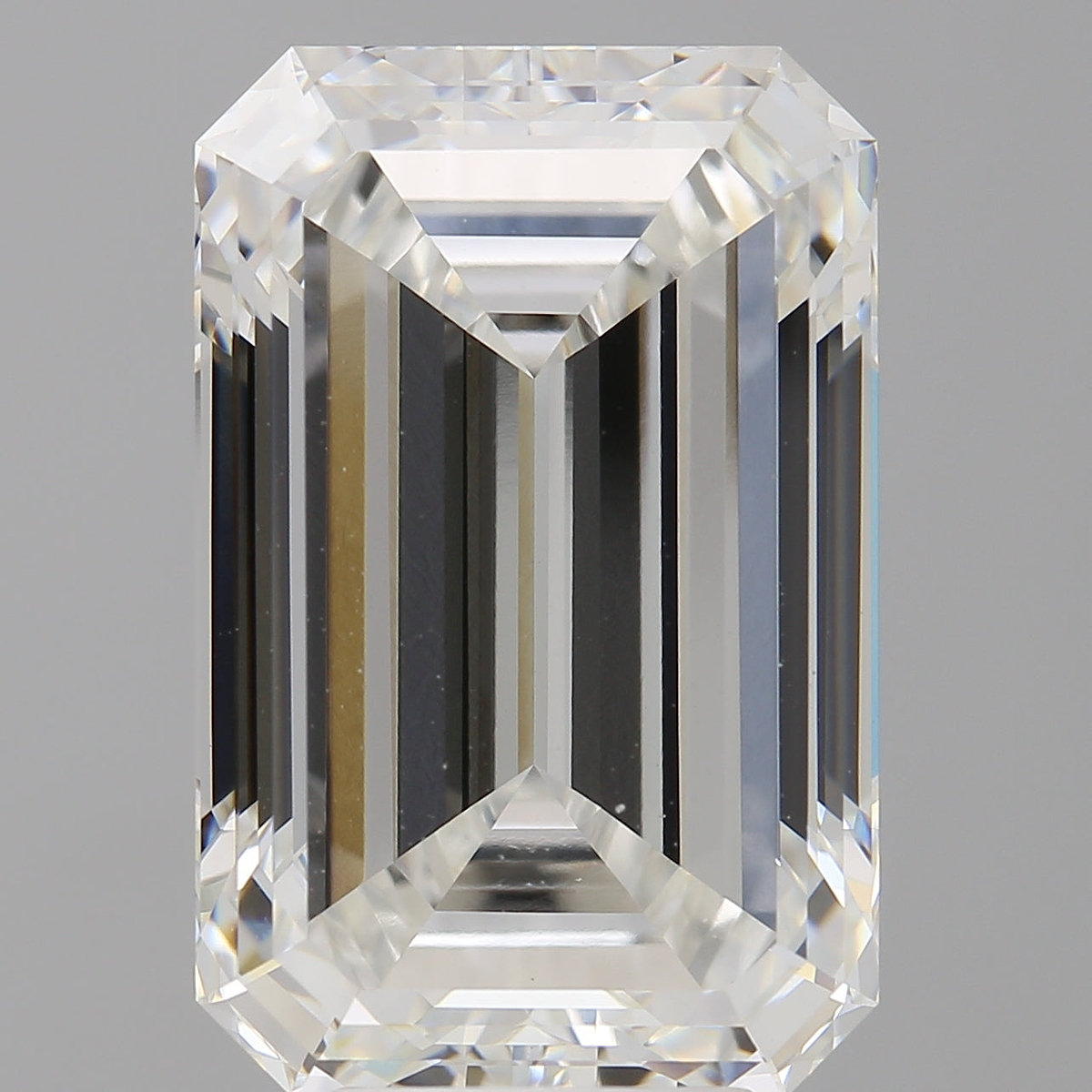 8.07 Carat Emerald Shaped, Ideal Cut, F Color, VVS2 Clarity, IGI Certified Lab Grown Diamond