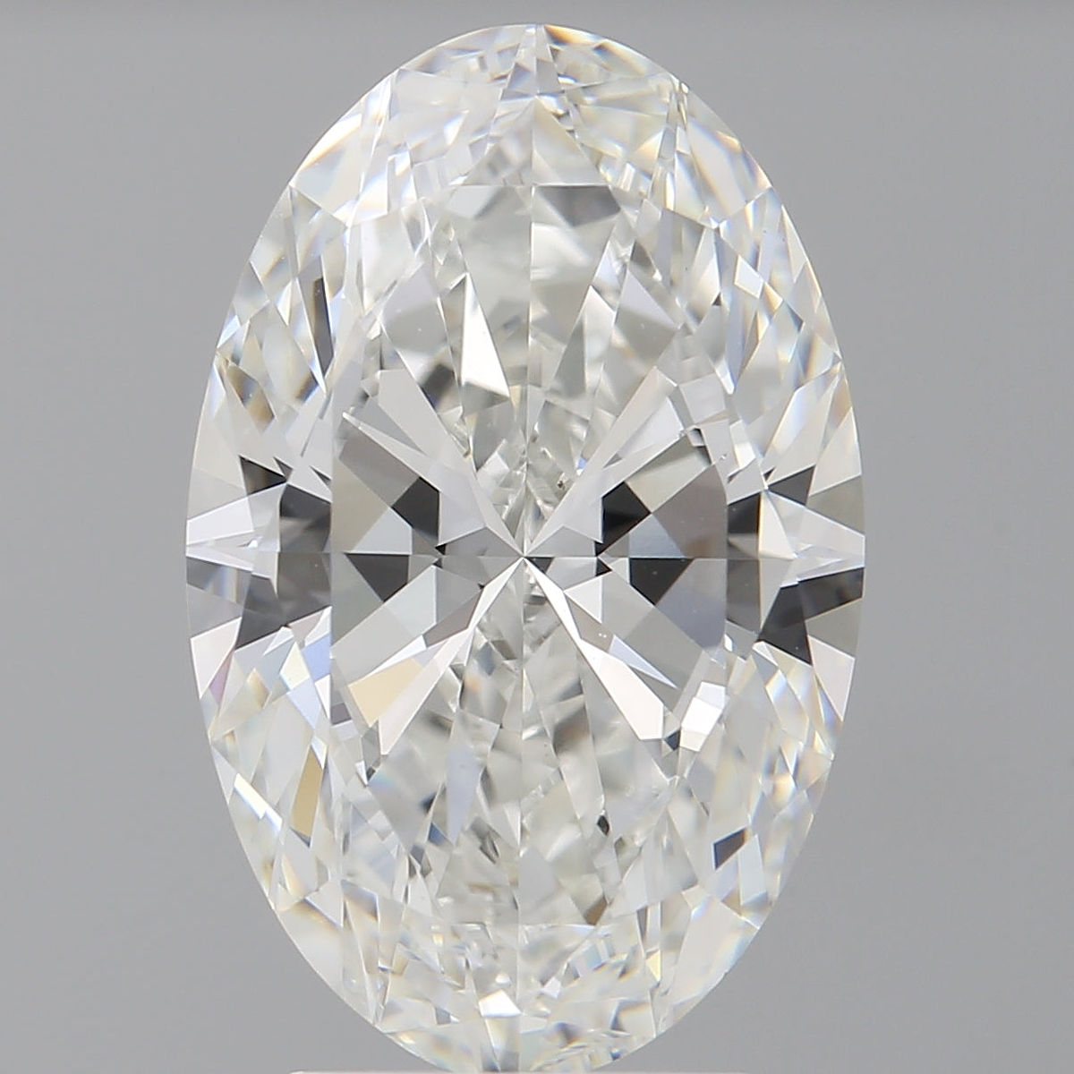 4.03 Carat Oval Shaped, Ideal Cut, F Color, VVS2 Clarity, IGI Certified Lab Grown Diamond