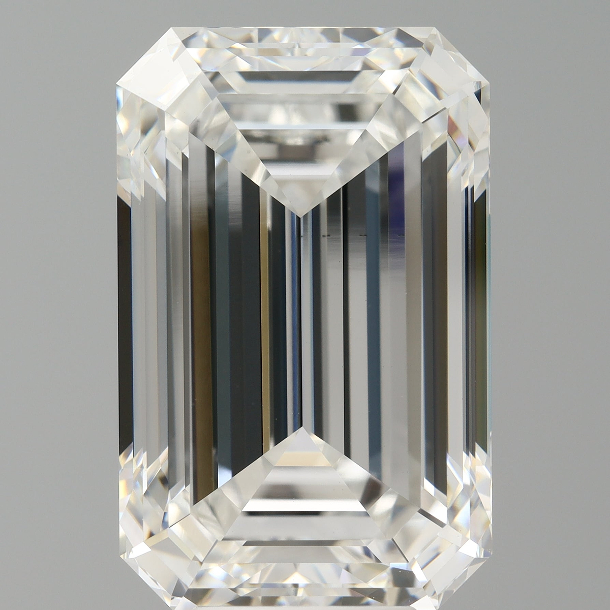 9.55 Carat Emerald Shaped, Ideal Cut, F Color, VS1 Clarity, IGI Certified Lab Grown Diamond