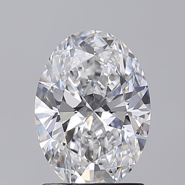 1.52 Carat Oval Shaped, Ideal Cut, D Color, VVS2 Clarity, IGI Certified Lab Grown Diamond