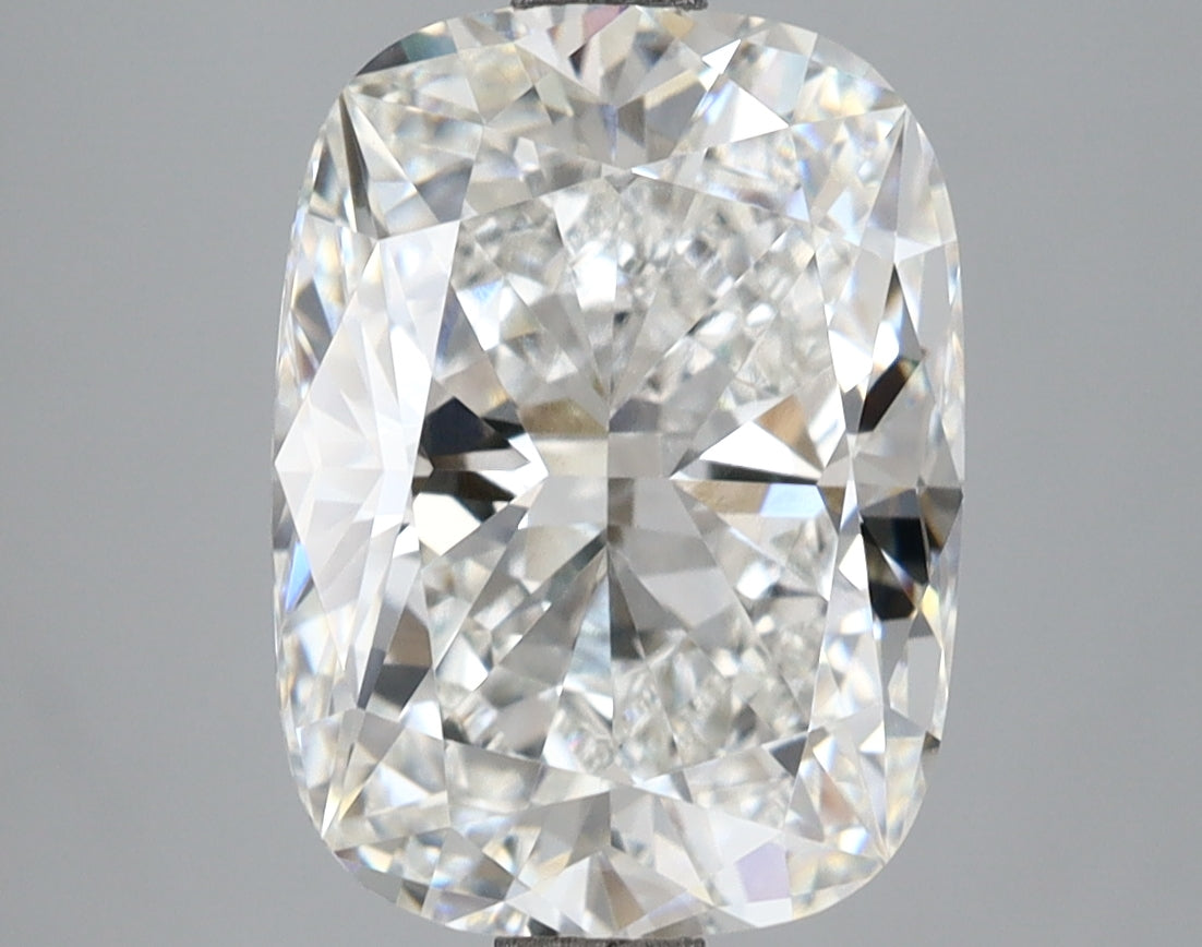 4.54 Carat Cushion Shaped, Ideal Cut, F Color, VVS2 Clarity, IGI Certified Lab Grown Diamond