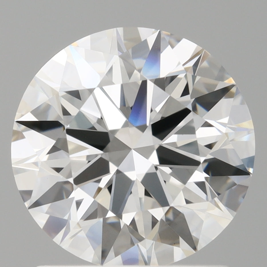 1.55 Carat Round Shaped, Ideal Cut, D Color, VVS2 Clarity, IGI Certified Lab Grown Diamond