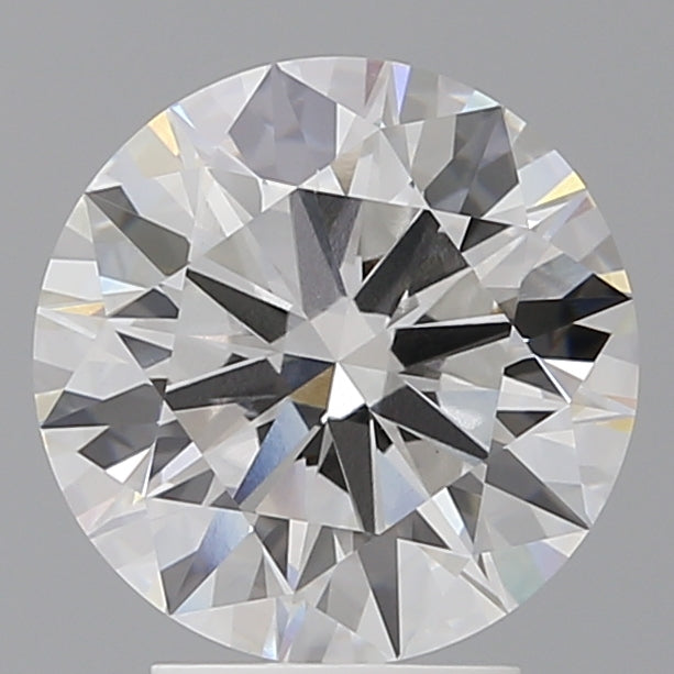 3.53 Carat Round Shaped, Ideal Cut, F Color, VVS2 Clarity, IGI Certified Lab Grown Diamond