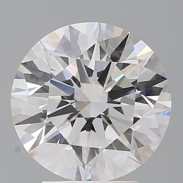 3.52 Carat Round Shaped, Ideal Cut, F Color, VVS2 Clarity, IGI Certified Lab Grown Diamond