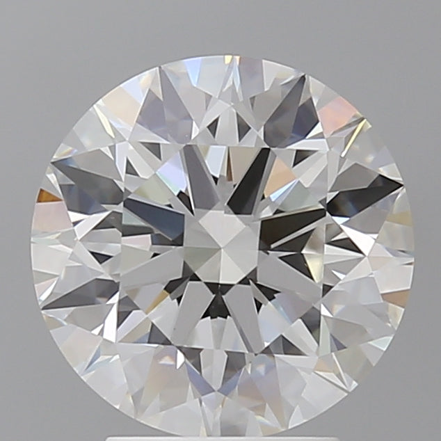 3.58 Carat Round Shaped, Excellent Cut, F Color, VVS2 Clarity, IGI Certified Lab Grown Diamond