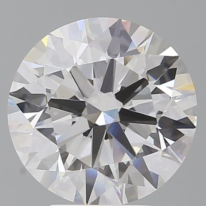 4.59 Carat Round Shaped, Ideal Cut, F Color, VVS2 Clarity, IGI Certified Lab Grown Diamond