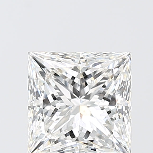 2.04 Carat Princess Shaped, Ideal Cut, E Color, VVS2 Clarity, IGI Certified Lab Grown Diamond