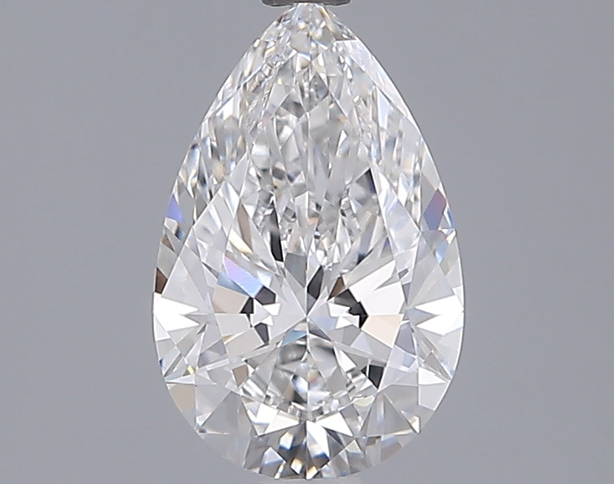 1.50 Carat Pear Shaped, Ideal Cut, E Color, VVS2 Clarity, IGI Certified Lab Grown Diamond