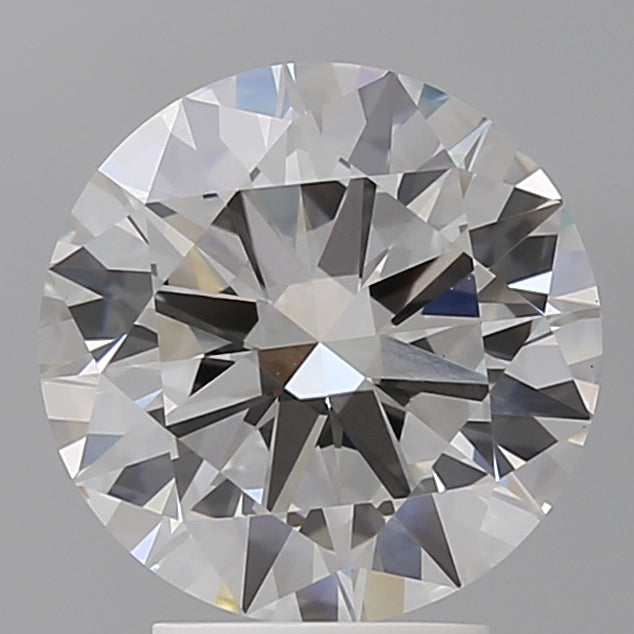 3.54 Carat Round Shaped, Excellent Cut, F Color, VVS2 Clarity, IGI Certified Lab Grown Diamond