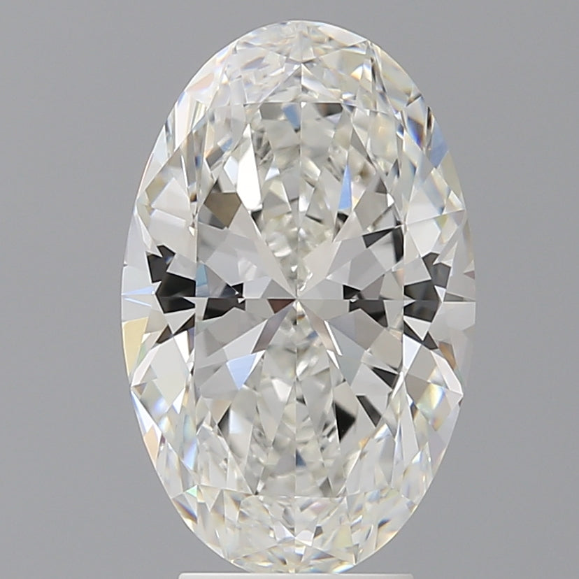 4.58 Carat Oval Shaped, Ideal Cut, F Color, VVS2 Clarity, IGI Certified Lab Grown Diamond
