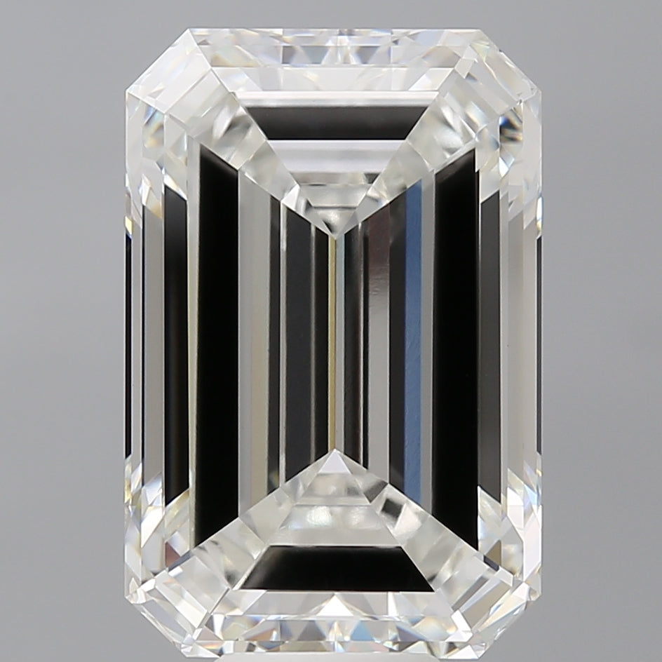 11.52 Carat Emerald Shaped, Excellent Cut, F Color, VVS2 Clarity, IGI Certified Lab Grown Diamond