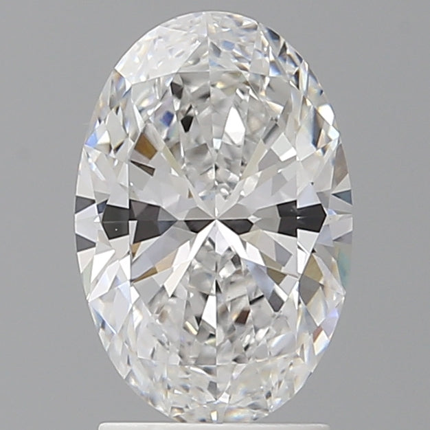 2.06 Carat Oval Shaped, Ideal Cut, D Color, VS1 Clarity, IGI Certified Lab Grown Diamond