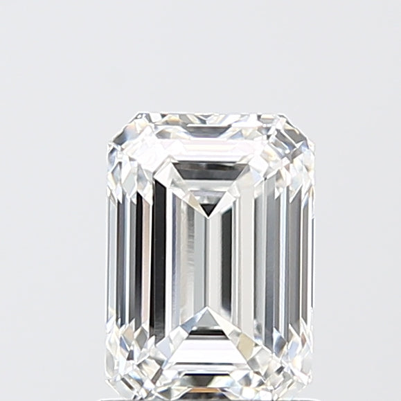 1.56 Carat Emerald Shaped, Ideal Cut, E Color, VVS2 Clarity, IGI Certified Lab Grown Diamond