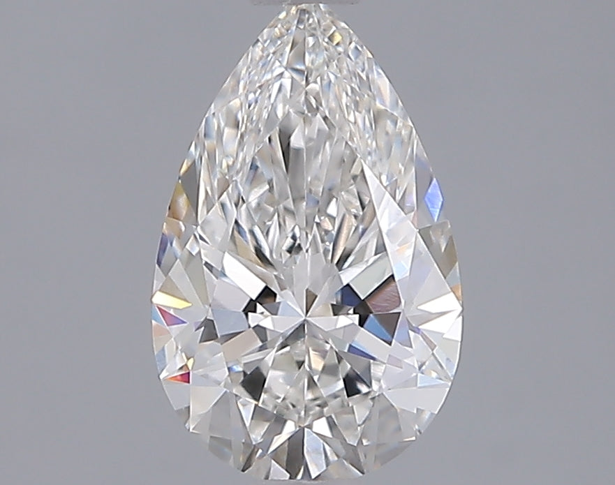 1.54 Carat Pear Shaped, Ideal Cut, F Color, VVS2 Clarity, IGI Certified Lab Grown Diamond