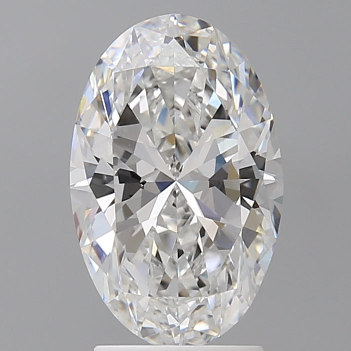2.60 Carat Oval Shaped, Ideal Cut, D Color, VS1 Clarity, IGI Certified Lab Grown Diamond