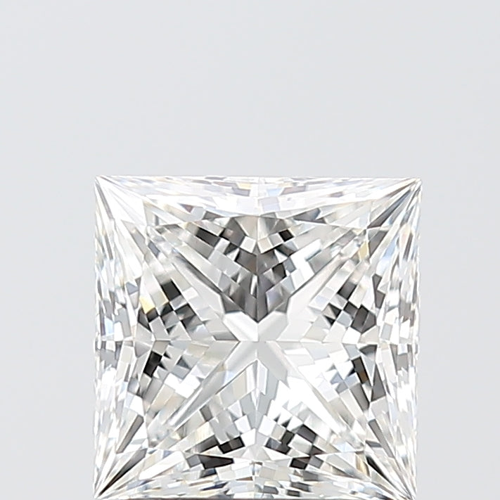 2.04 Carat Princess Shaped, Excellent Cut, F Color, VVS2 Clarity, IGI Certified Lab Grown Diamond