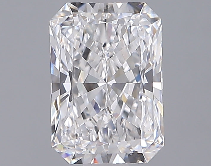 1.34 Carat Radiant Shaped, Ideal Cut, D Color, VVS2 Clarity, IGI Certified Lab Grown Diamond