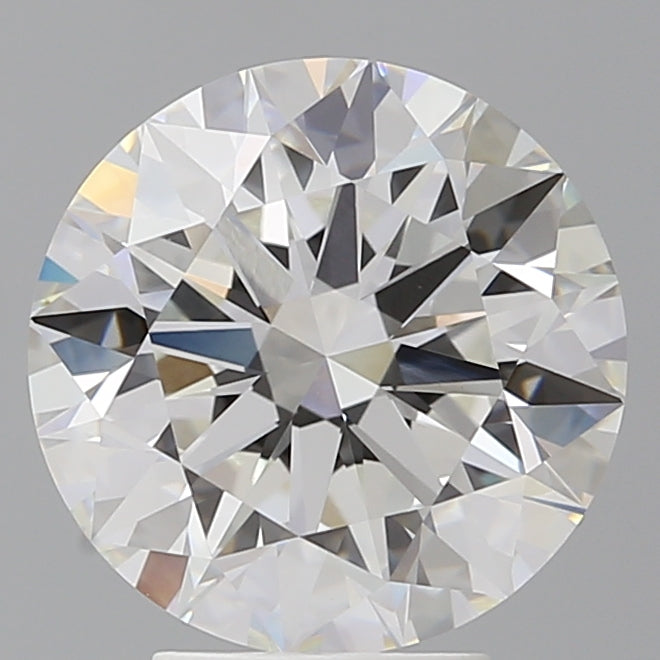 4.54 Carat Round Shaped, Ideal Cut, F Color, VVS2 Clarity, IGI Certified Lab Grown Diamond