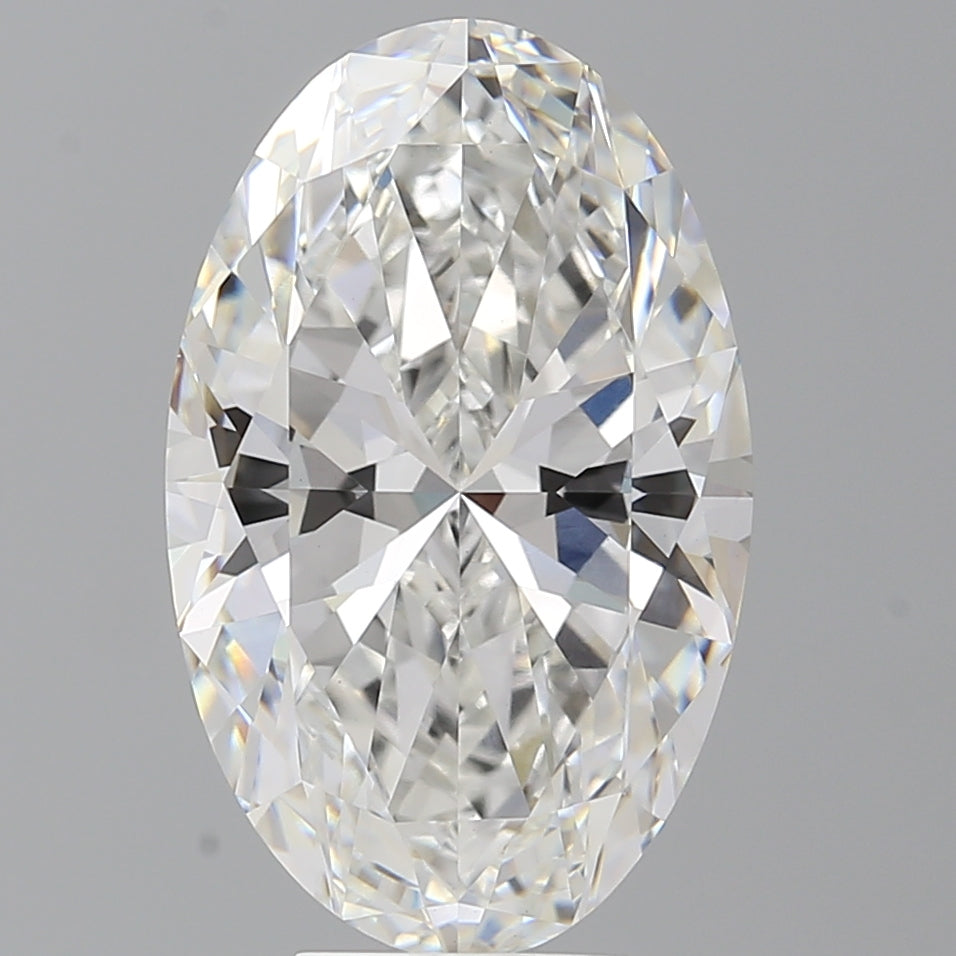 7.09 Carat Oval Shaped, Ideal Cut, E Color, VVS2 Clarity, IGI Certified Lab Grown Diamond