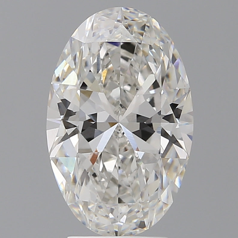 4.02 Carat Oval Shaped, Ideal Cut, F Color, VVS2 Clarity, IGI Certified Lab Grown Diamond