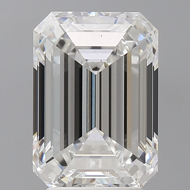 4.07 Carat Emerald Shaped, Ideal Cut, E Color, VS1 Clarity, IGI Certified Lab Grown Diamond