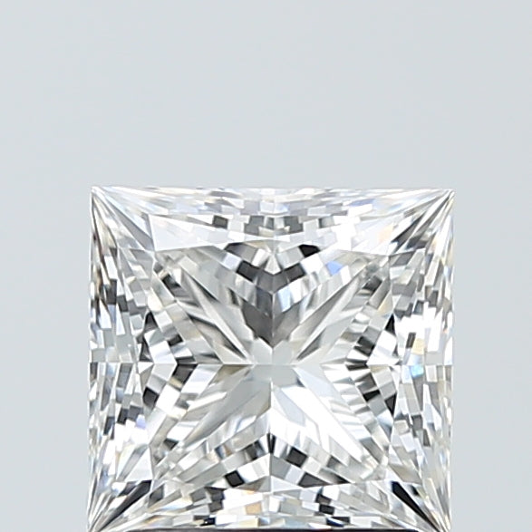 2.06 Carat Princess Shaped, Ideal Cut, F Color, VS1 Clarity, IGI Certified Lab Grown Diamond