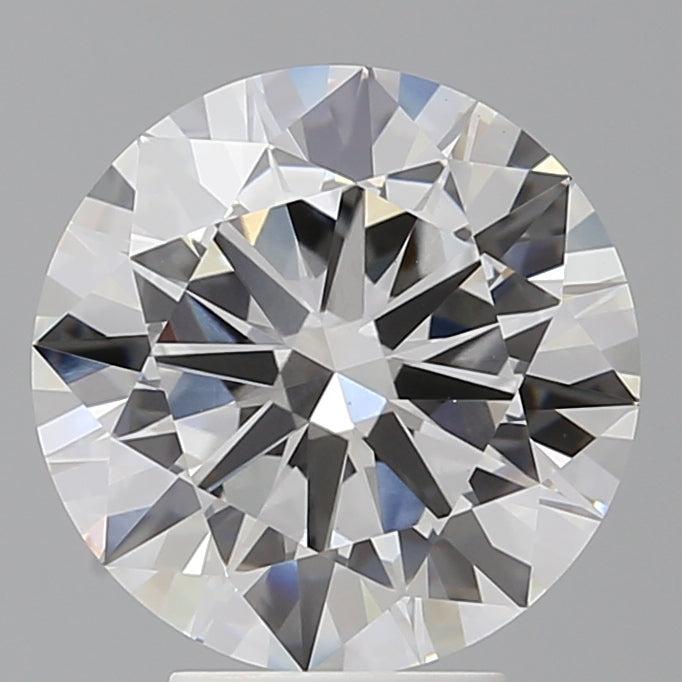 4.55 Carat Round Shaped, Excellent Cut, F Color, VVS2 Clarity, IGI Certified Lab Grown Diamond