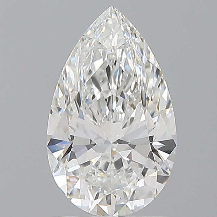 1.58 Carat Pear Shaped, Ideal Cut, E Color, VVS2 Clarity, IGI Certified Lab Grown Diamond
