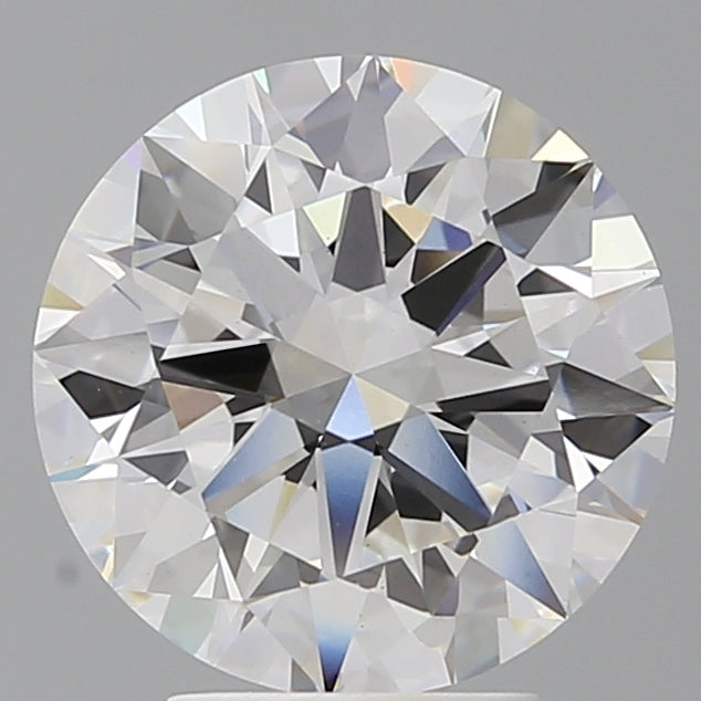 4.04 Carat Round Shaped, Excellent Cut, F Color, VS1 Clarity, IGI Certified Lab Grown Diamond