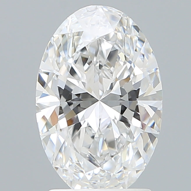 2.20 Carat Oval Shaped, Ideal Cut, D Color, VVS2 Clarity, IGI Certified Lab Grown Diamond