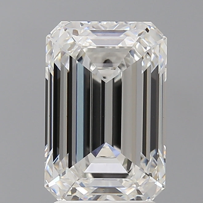 3.56 Carat Emerald Shaped, Ideal Cut, E Color, VS1 Clarity, IGI Certified Lab Grown Diamond
