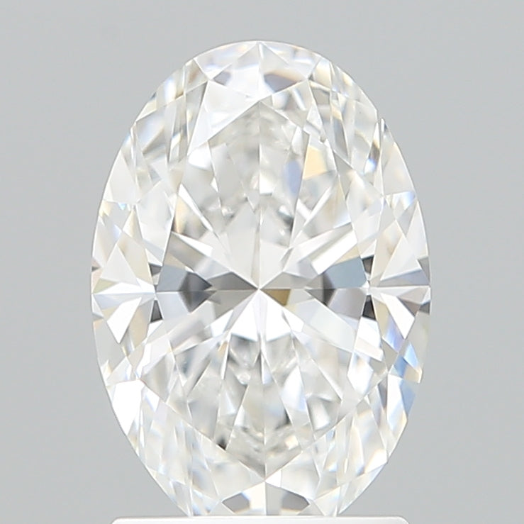 1.80 Carat Oval Shaped, Ideal Cut, E Color, VVS2 Clarity, IGI Certified Lab Grown Diamond