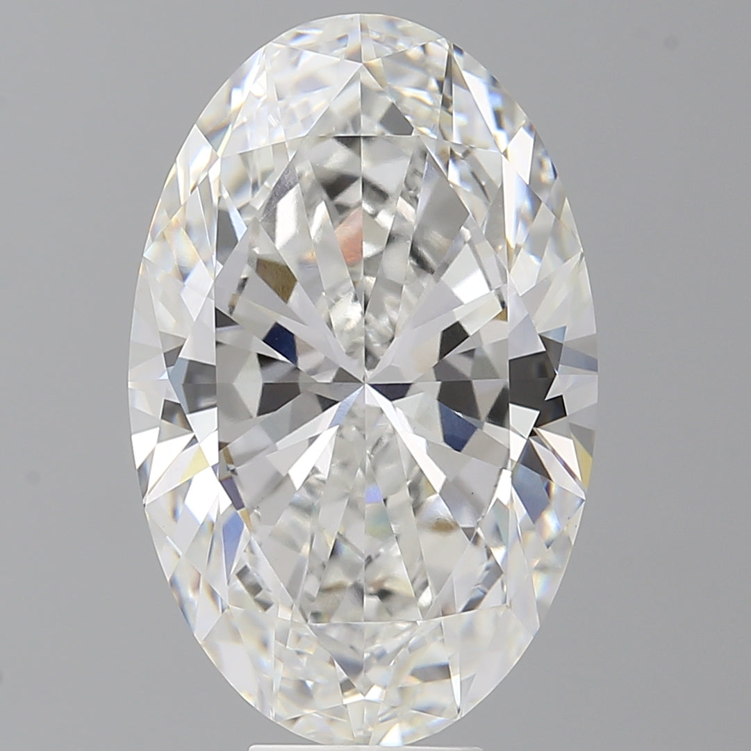 10.08 Carat Oval Shaped, Ideal Cut, F Color, VS1 Clarity, IGI Certified Lab Grown Diamond