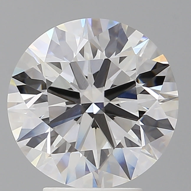 4.06 Carat Round Shaped, Ideal Cut, F Color, VVS2 Clarity, IGI Certified Lab Grown Diamond