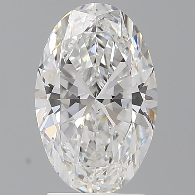 2.59 Carat Oval Shaped, Ideal Cut, E Color, VVS2 Clarity, IGI Certified Lab Grown Diamond