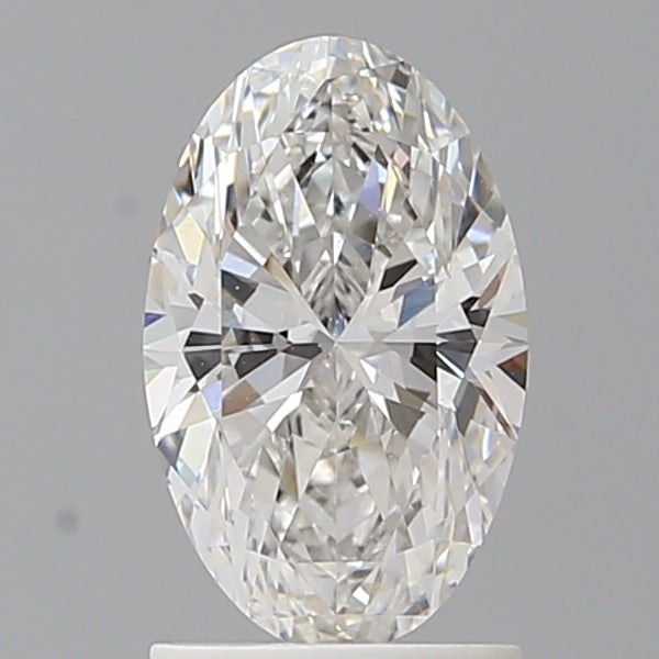 1.50 Carat Oval Shaped, Excellent Cut, F Color, VVS2 Clarity, IGI Certified Lab Grown Diamond
