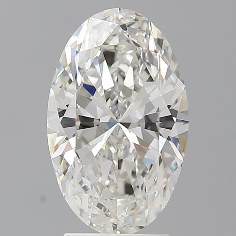 3.10 Carat Oval Shaped, Ideal Cut, F Color, VVS2 Clarity, IGI Certified Lab Grown Diamond