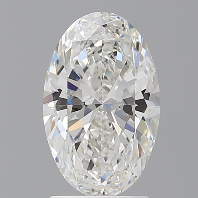 2.10 Carat Oval Shaped, Ideal Cut, F Color, VVS2 Clarity, IGI Certified Lab Grown Diamond