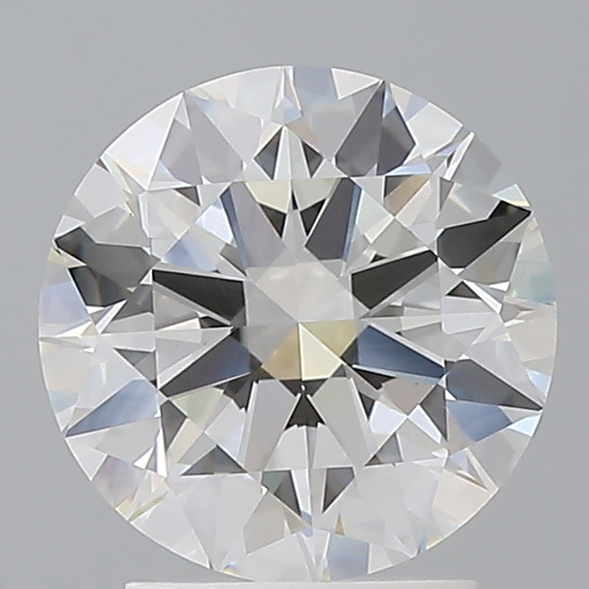 2.57 Carat Round Shaped, Ideal Cut, F Color, VVS2 Clarity, IGI Certified Lab Grown Diamond