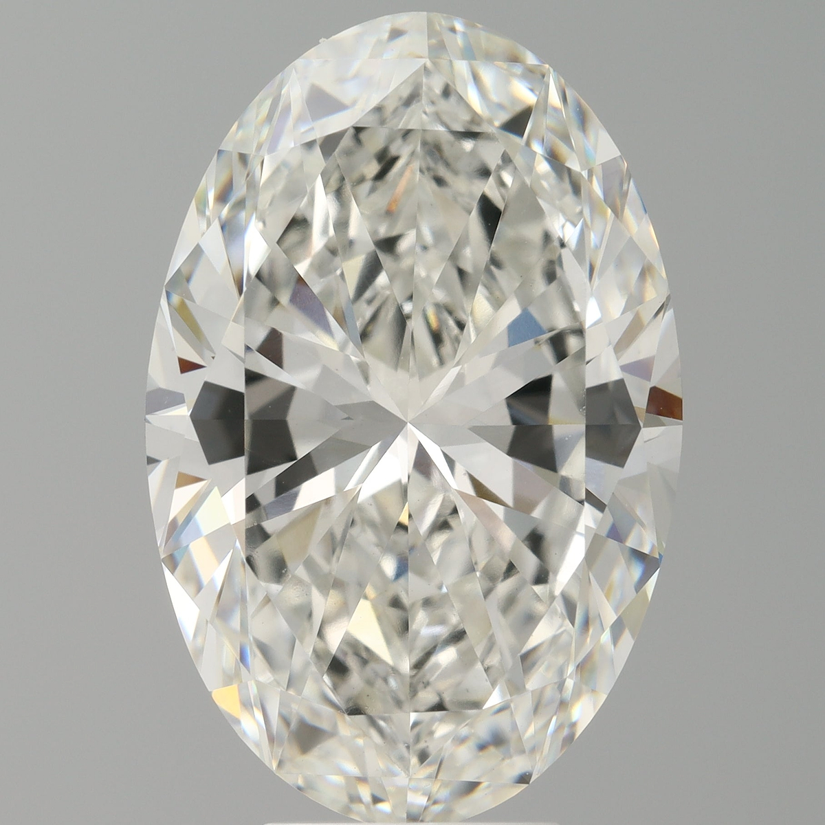 7.08 Carat Oval Shaped, Excellent Cut, F Color, VVS2 Clarity, IGI Certified Lab Grown Diamond