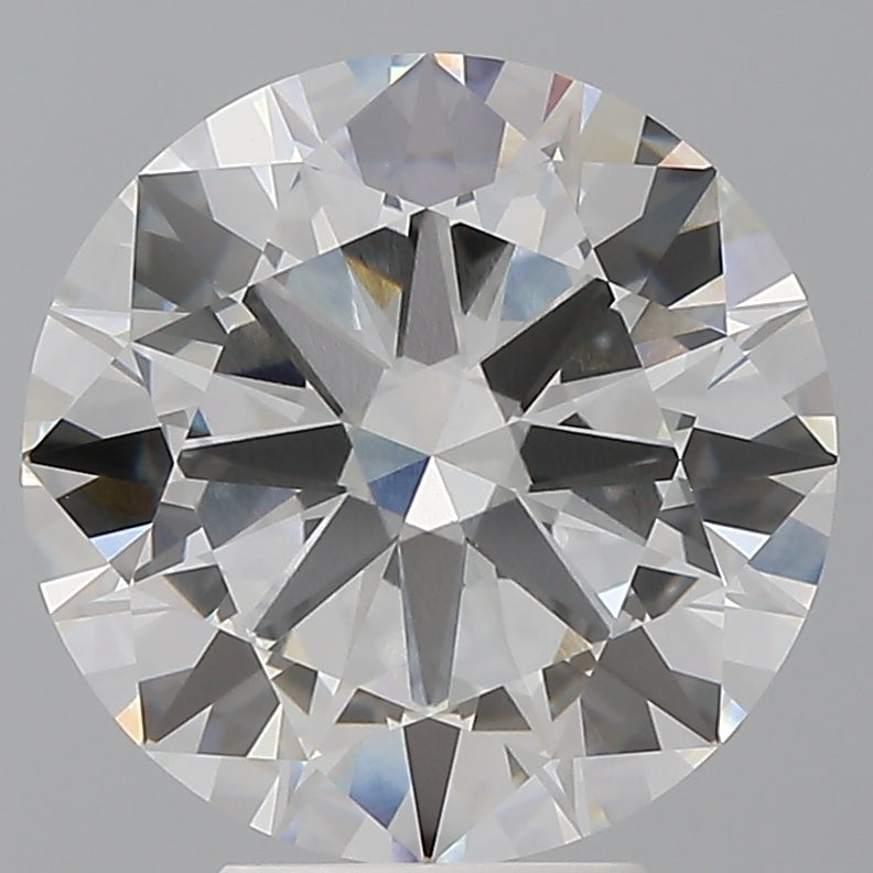 5.05 Carat Round Shaped, Excellent Cut, F Color, VVS2 Clarity, IGI Certified Lab Grown Diamond