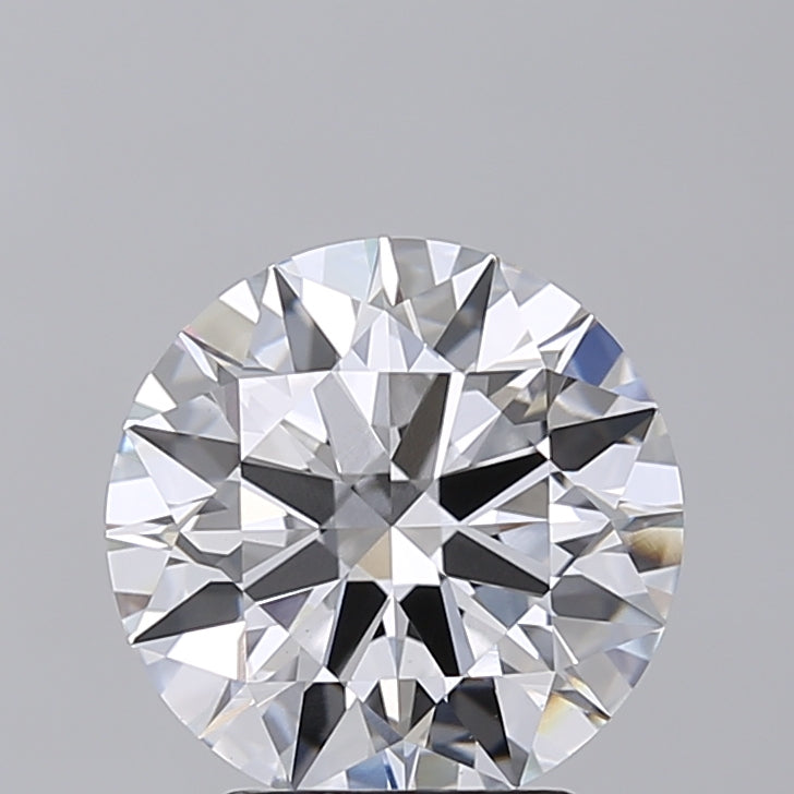 3.03 Carat Round Shaped, Ideal Cut, F Color, VVS2 Clarity, IGI Certified Lab Grown Diamond