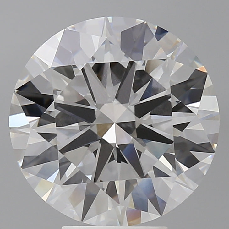 6.05 Carat Round Shaped, Ideal Cut, E Color, VVS2 Clarity, IGI Certified Lab Grown Diamond