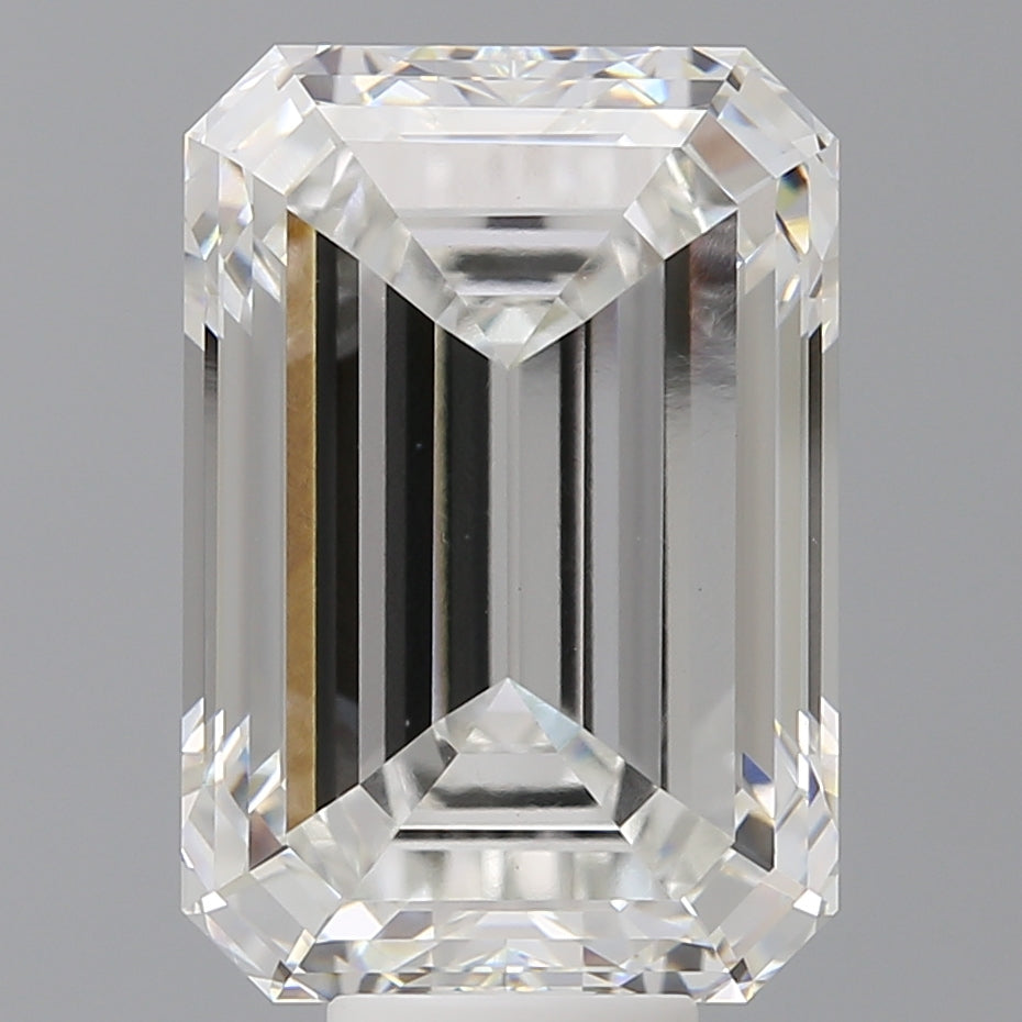 11.52 Carat Emerald Shaped, Ideal Cut, F Color, VS1 Clarity, IGI Certified Lab Grown Diamond