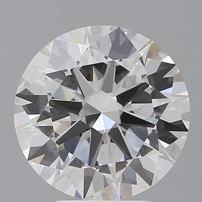 4.53 Carat Round Shaped, Excellent Cut, E Color, VVS2 Clarity, IGI Certified Lab Grown Diamond