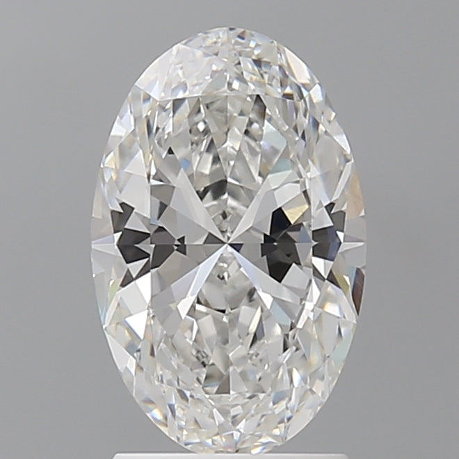 2.10 Carat Oval Shaped, Ideal Cut, E Color, VVS2 Clarity, IGI Certified Lab Grown Diamond
