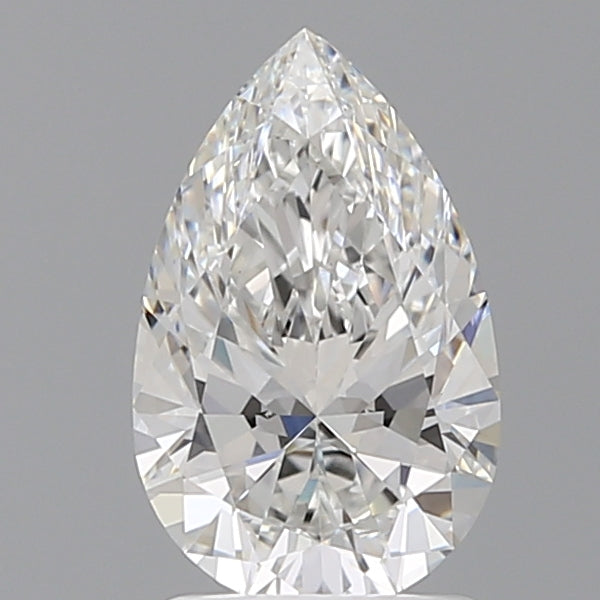 1.59 Carat Pear Shaped, Ideal Cut, E Color, VVS2 Clarity, IGI Certified Lab Grown Diamond